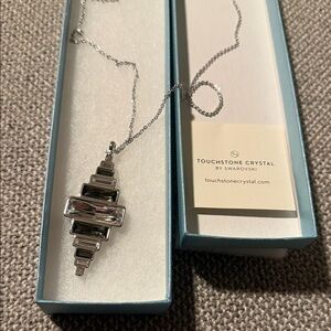 Touchstone Crystal Cyclone Pendant Necklace